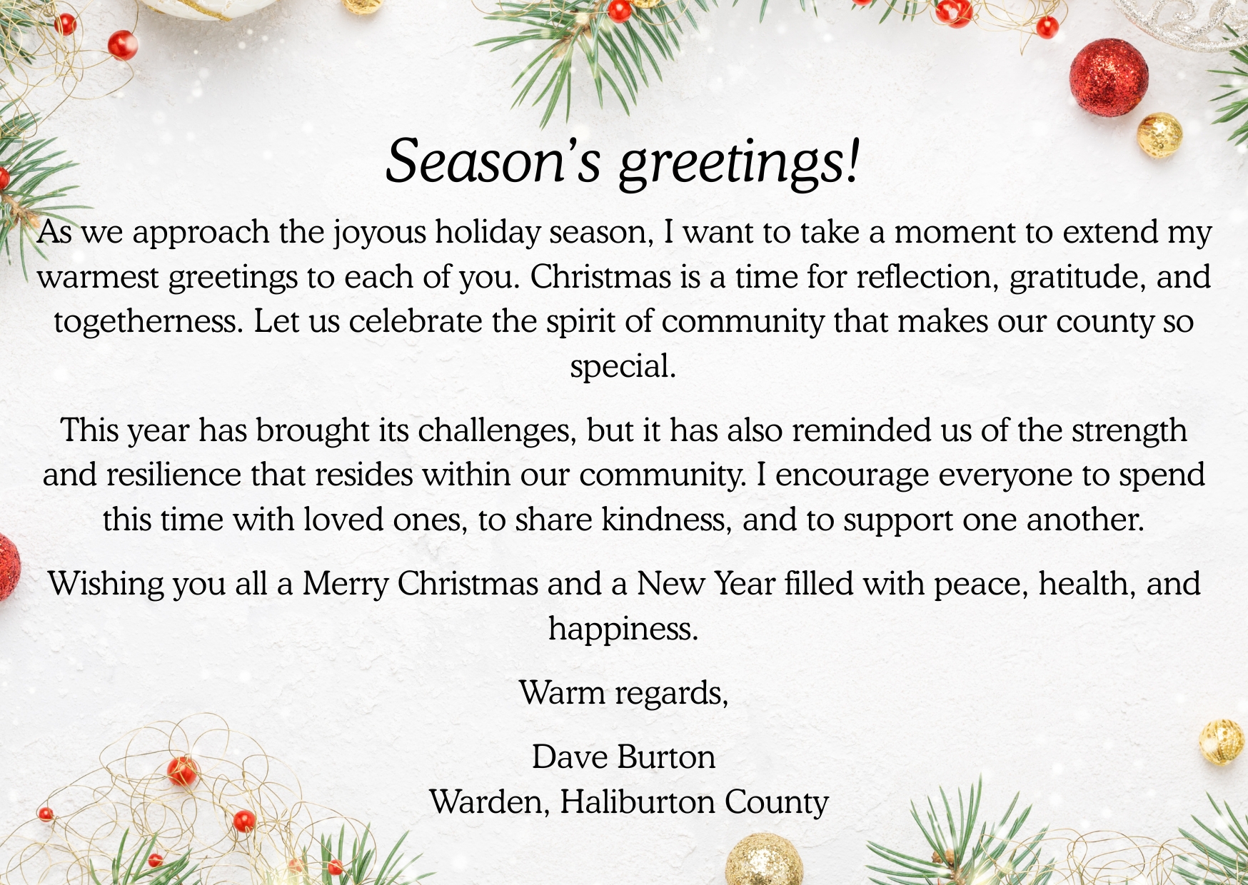 christmas card